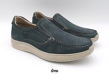 Scarpa uomo Valleverde mocassino barca casual leggeri comodi nabuk blu  NEW 2024