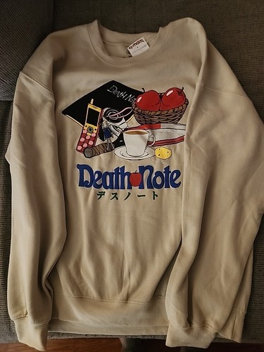 Felpa grande death note - death,