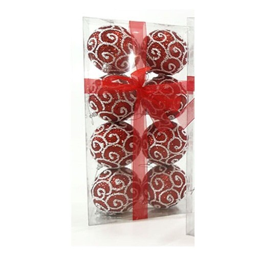 Palline rosse bianca per
