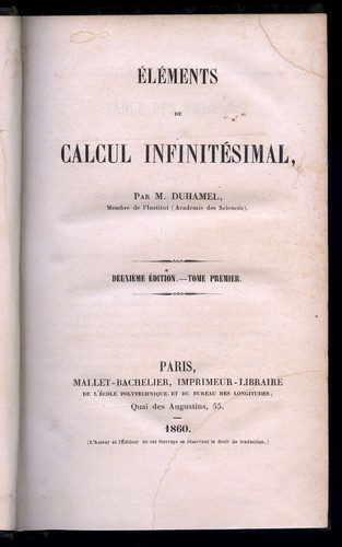 Libro elements calcul - libro, de
