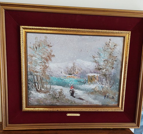 Quadro dipinto olio - quadro, su