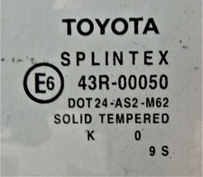 Vetro finestrino porta