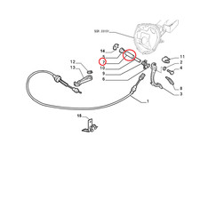 BOCCOLA COMANDO PEDALE