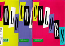 MAXI QUADERNI COLORS ANNI '80 1 RIGO 10 PZ. (1) D'EPOCA STOCK OFFERTA VINTAGE