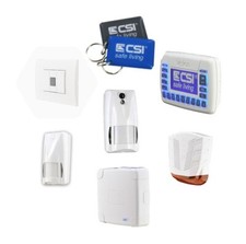 KIT ALLARME ANTIFURTO CSI COMPLETO GSM 4G LTE SIRENA RILEVATORE INSERITORE