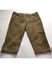 PANTALONI TG.48 italiana PELLE DONNA STILE TIROLESE