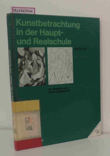 Kunstbetrachtung der haupt - kunstbetrachtung, in