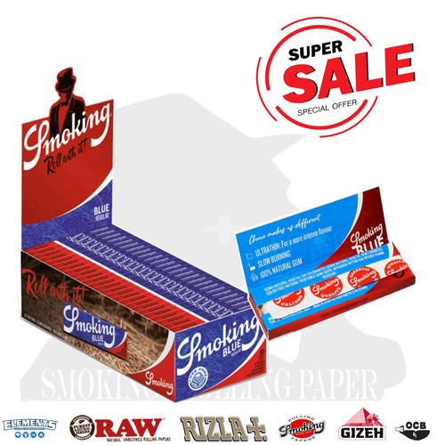 Cartine smoking blu corte - smoking,
