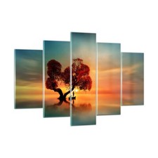 Quadro su Vetro 150x100cm lago