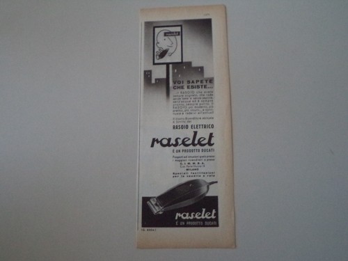 Advertising pubblicità 1939 - advertising,