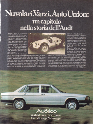 D1a automobile audi 100 - d1a,