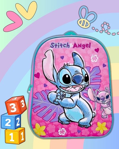 Zaino asilo stitch premium - zaino, 3d