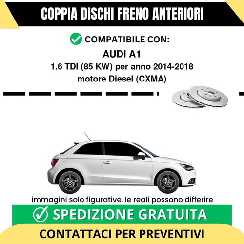 Coppia dischi freno - coppia, anteriori