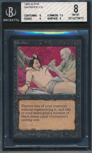 Alpha sacrifice bgs - sacrifice, graded