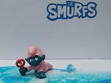 Puffi Puffo Baby Rosa 20202 Smurf Pink  5A Pejo© 1984 SchleichⓈ W.Berrie 1°ed.