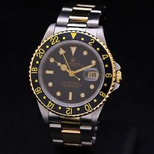 Rolex Gmt Master II ref 16713 steel gold serviced + box