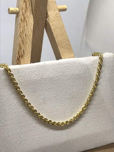 Collana catena corda oro