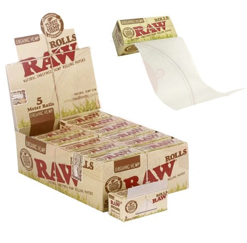 Raw rolls organic hemp king - rolls,