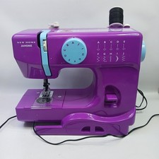 Macchina da cucire elettrica Janome viola modello 525B TESTATA con pedale e alimentazione