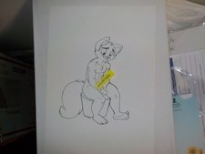 Ragazzo volpe nudo originale