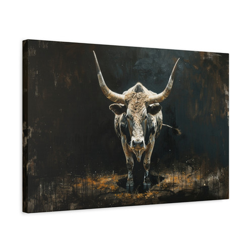 Quadro toro corno lungo - toro,