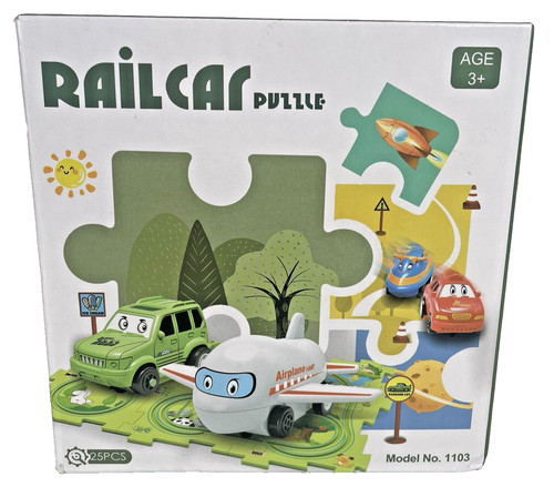 Rail car puzzle - rail, pista