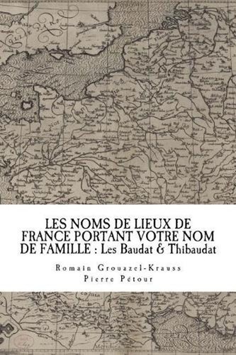 Les noms lieux france - de,