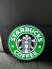 Insegna luminosa starbucks vintage led lighted funzionante