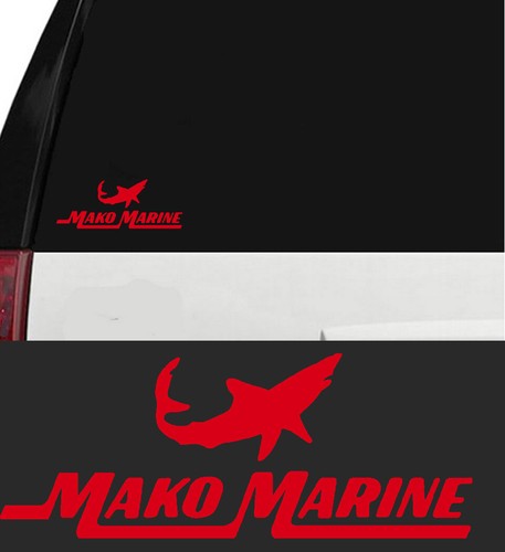 Mako marine vinyl sticker - mako,