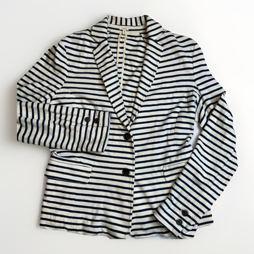 Blazer crew righe avorio - j,