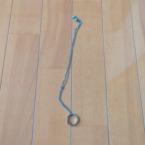 Collana con ciondolo - , anello
