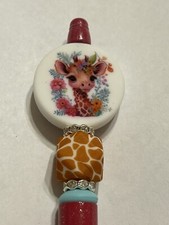 Giraffa Rosa Perline