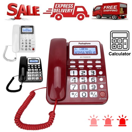 Telefono con cavo chiamante - telefono,