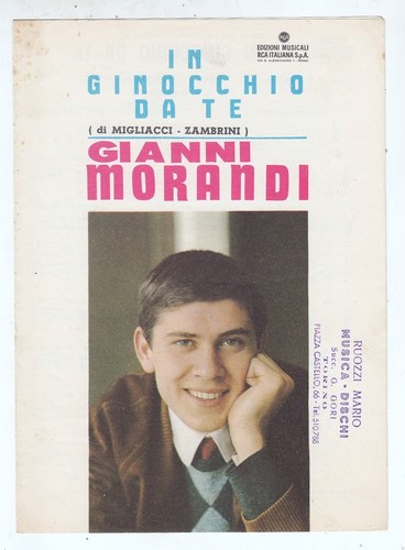 Spartito gianni morandi - morandi, in