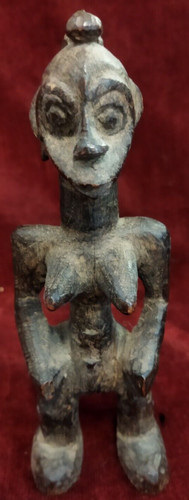 Bambola scultura africana - scultura, in