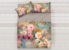 Set Lenzuola Copriletto Letto 100% Cotone Linea Sogni D'oro Dipinto D80