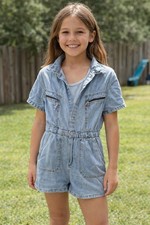 Salopette Zara blu denim