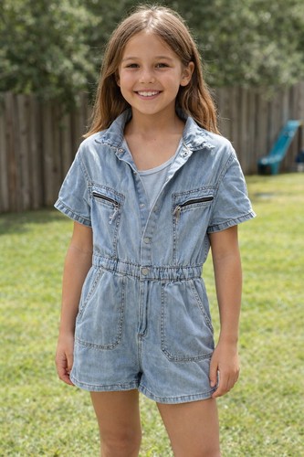 Salopette zara blu denim - salopette,