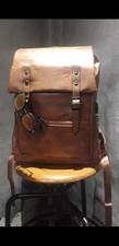 Zaino In Pelle Nuovo Con