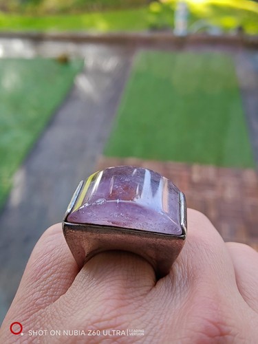 Bague argent améthyste - bague,
