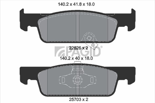 Kit pastiglie freno pagid - kit,