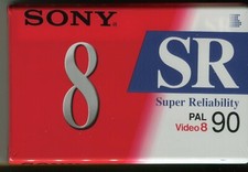 VIDEO 8/ Video cassetta TELECAMERA Sony 8 PAL SR90