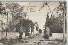 TARANTO - Villa comunale - animata fotografica - RARA -aav986
