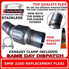 BMW 320D Scarico Flexi Flex Easy Repair DPF, Tubo Gatto, Catalizzatore Inox