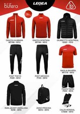 BOX LEGEA CALCIO CALCETTO VARI COLORI - 8 PEZZI : 2 KIT 2 TUTE SET GIUBBOTTO __