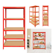 SCAFFALI PER GARAGE SCAFFALATURA UNITÀ 5 LIVELLI SCAFFALATURA SCAFFALATURA PORTAOGGETTI RESISTENTE SENZA BULLONI