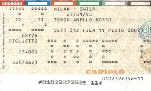 Biglietto stadio milan inter - biglietto,