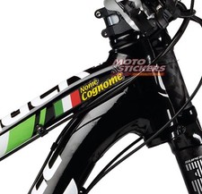 6 adesivi Nome Cognome  per