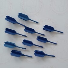 CODA PER FRECCETTE NORDITALIA SUPER SLIM 2BA COLORE BLU  SET 10 PZ ( D-1001807 )