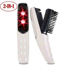Pettine Massaggiatore Laser Anti Perdita Capelli RF LED Fotonterapia Spazzola Ricrescita Capelli